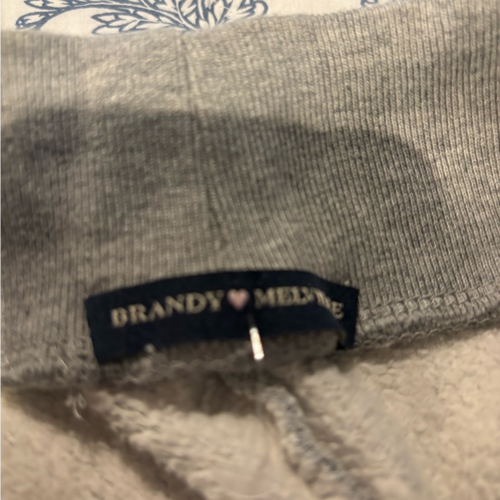 Gray wide legged sweat pants from Brandy Melville - Picture 2 of 2